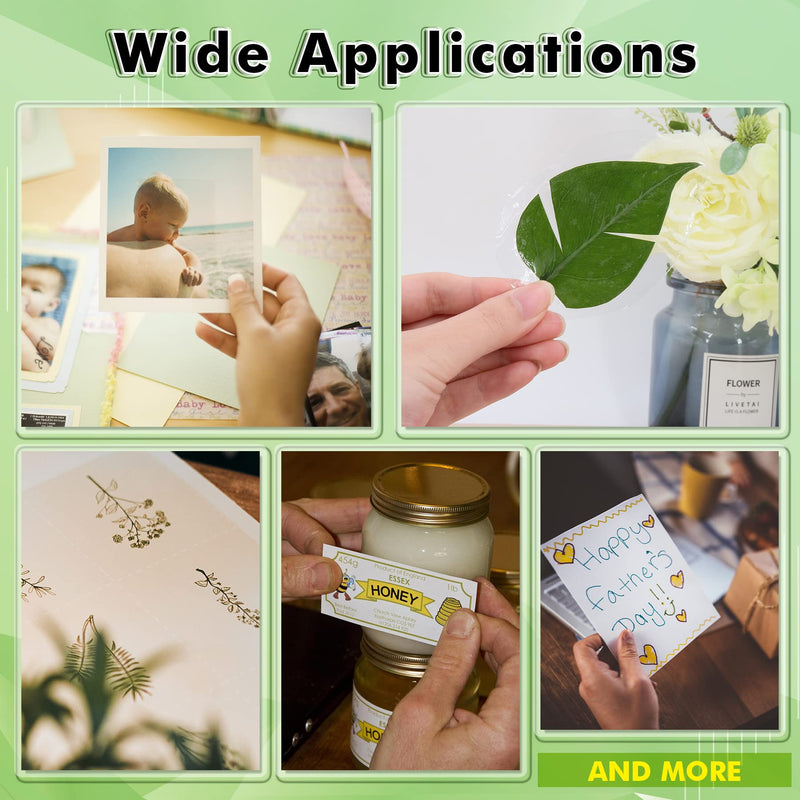 Koala Self Adhesive Laminating Sheets - 9 x 12 Inch Clear Laminate Sheets for Stickers, Photos - 5 Sheets, No Machine Needed 9"x12"