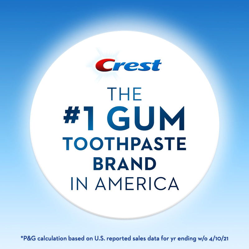 Crest Toothpaste Gum Detoxify Deep Clean, 4.1 Oz (Pack of 3) Mint 4.1 Ounce (Pack of 3)