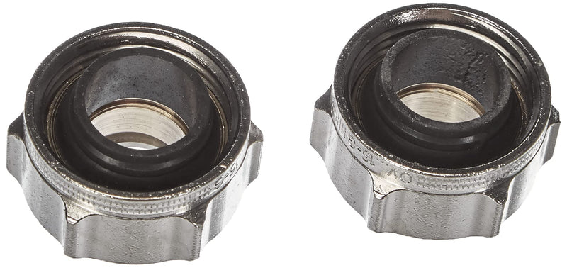 1 set (2 pieces) Comfort Logafix compression fitting KLV 15 for Eurocone 3/4 inch x 15mm copper pipe, mild steel and carbon steel pipe compression fitting radiator tap block item number 64 79 423