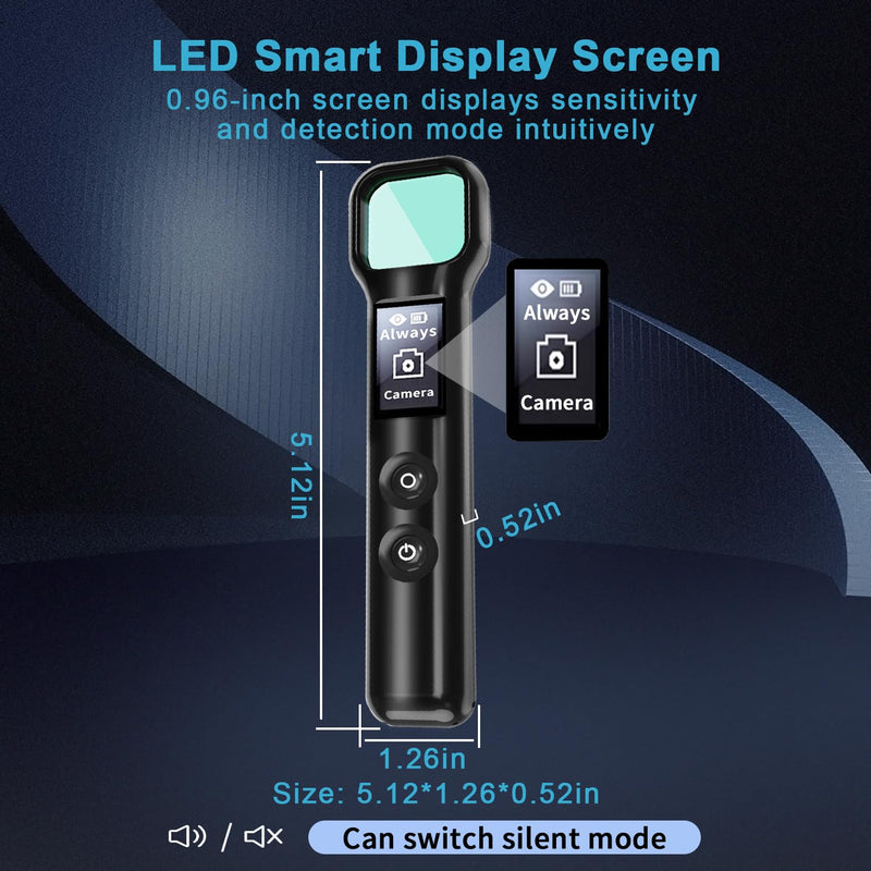 Hidden Camera Detectors - Camera Detector - Anti Spy Camera Detector - Car GPS Tracker Detector Bug Detector & Portable Camera Finder Hidden Device Detector for Car,Home,Hotel,Office,Travel,Bathroom