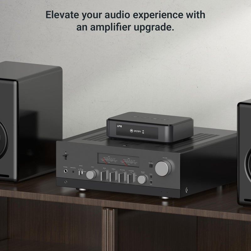 Arylic LP10 Wireless Music Streamer, Supports AirPlay 2, Apple Home and Spotify & Tidal Connect Multiple Streaming Options,5G WiFi and Bluetooth Preamplifier with App, Remote Control.