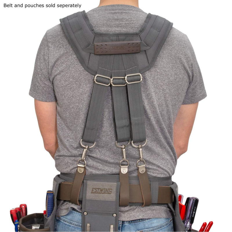 Estwing Cooling Mesh Padded Tool Belt Suspenders, Durable, Steel Hardware, Chest Strap, Adjustable 1