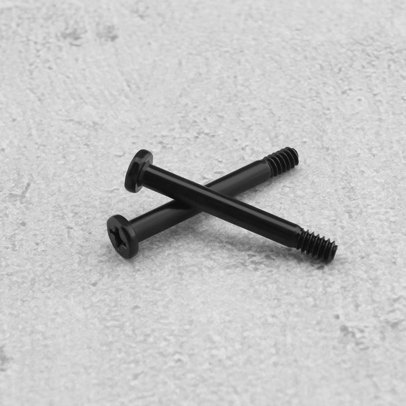 The Lord of the Tools 100PCS Computer Case Fan Screws Kit PC Fan Screws Housing Radiator Screws Computer Chassis Fan Components 50PCS #6-32x30mm & 50PCS M5x10mm Black