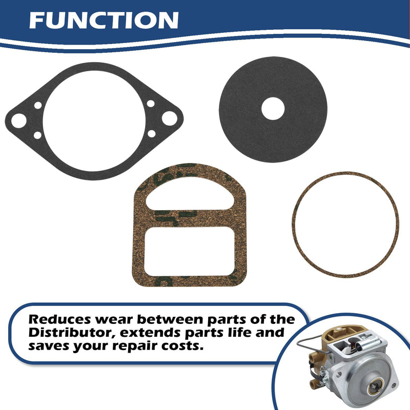 9N12104 Distributor Gasket Set for Ford Tractors 2N 8N 9N Replaces 91A12114, 9N12140A, 9N12143, 9N12276B