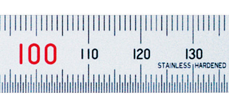 Shinwa 150mm Stainless Steel Hard Chrome Plated Hook Ruler 1 piece