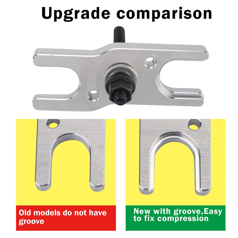 Valve Spring Compressor Tool Compatible with LS1 LS2 LS3 LS6 LSX LQ4 LQ9 4.8 5.3 5.7 6.0 6.2 Universal Fit for LS Engine Vehicle (Aluminum Alloy + Stainless Steel) Upgrade