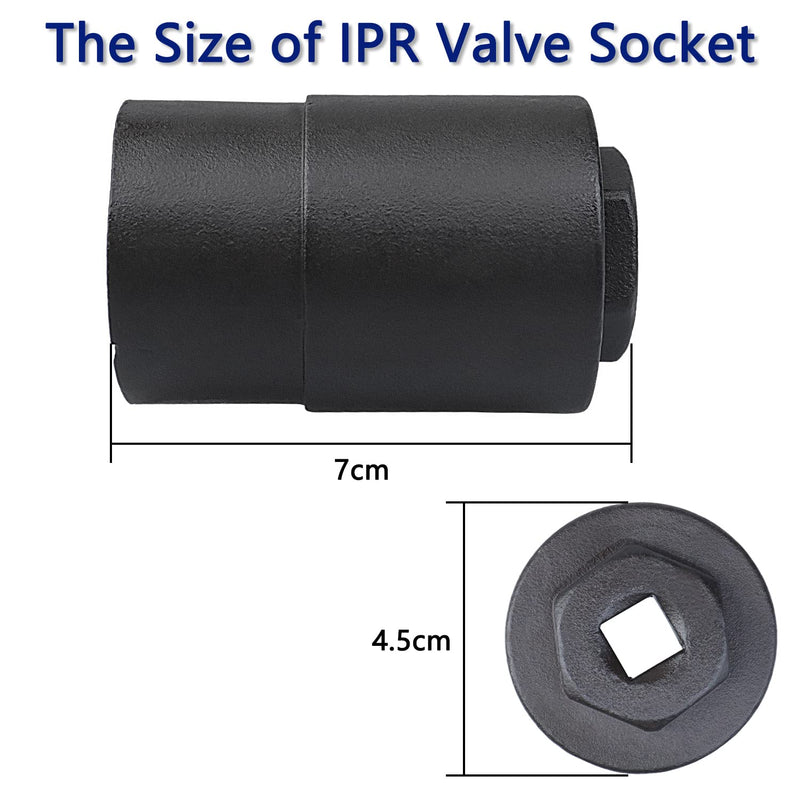 IPR Socket Compatible with 2003-2010 Ford 6.0L Vehicles F-250 F-350 F-450 E-350 E-450 Super Duty Excursion Injection Pressure Regulator