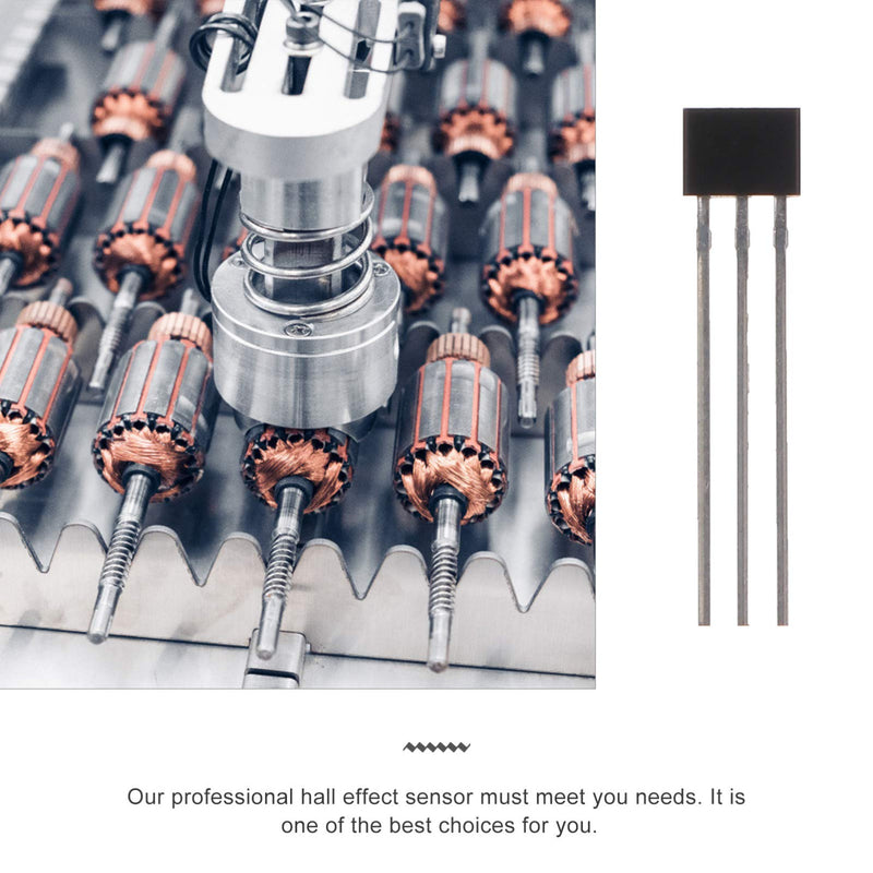 VILLCASE Hall Sensor 25pcs/lot A3144 3144E OH3144E Hall Sensor Switch TO-92UA 3 Pin SIP