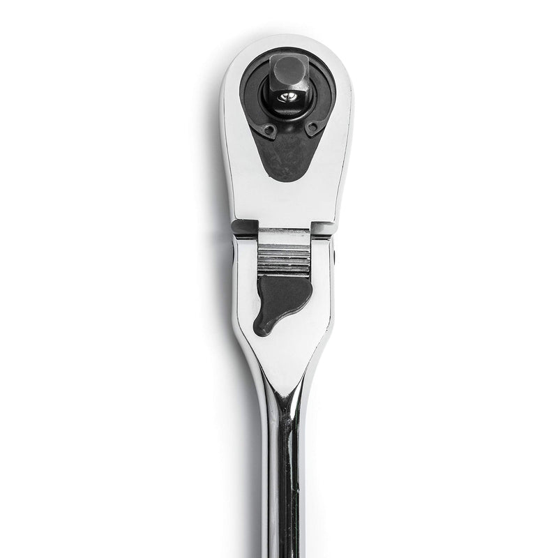 GEARWRENCH 2 Piece Drive 84 Tooth Locking Flex Head Teardrop Ratchet set - 81274A-07 2 Pc. Locking Flex New Version
