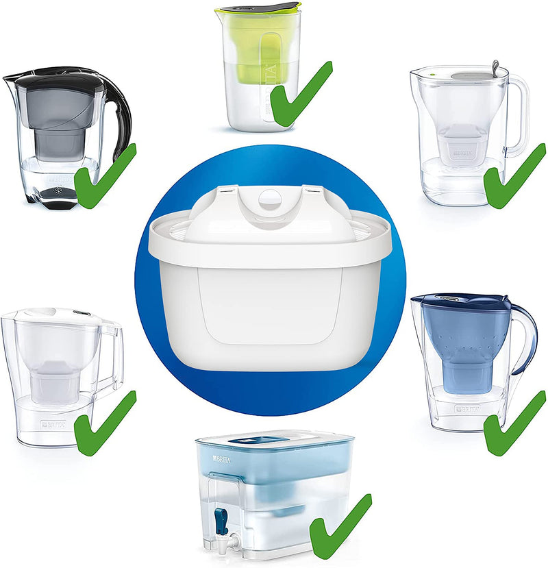NRP 6-Pack EU Version Pitcher Water Filter Replacement for Brita Maxtra #1001122 Also compatible Levoit, amazonbasics Water Jugs, filtre à eau de pichet Pour Brita