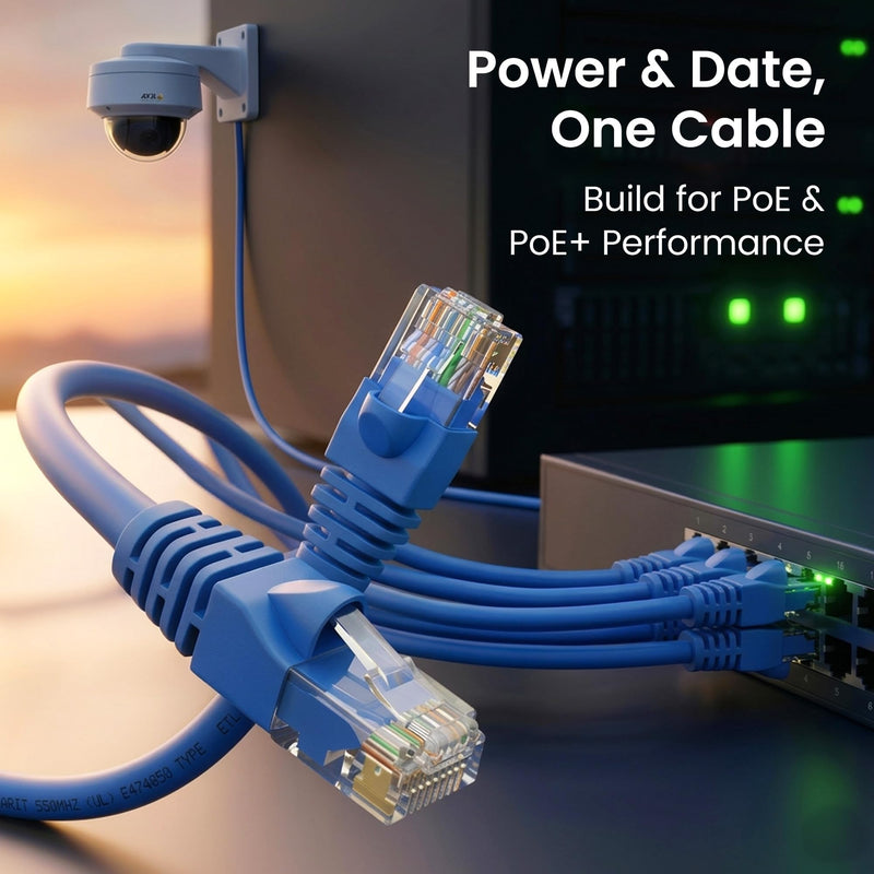GEARit Cat 6 Ethernet Cable Pack - 16-Pack 3 ft Cat6 Ethernet Patch Cables | RJ45 Network Patch Cable, 10 Gbps Snagless Gold-Plated Connectors - Ethernet Cable Cat 6 for PC, TV, Router - Blue 3 Feet