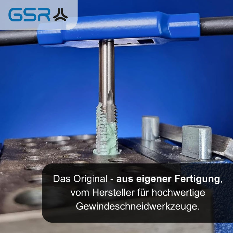 GSR Silver tap wrench DIN 1814 adjustable, hand tap (size 1.1/2 | M1 - M12), clamping jaws made of tool steel, square holder, tap set accessories ‎No. 1.1/2 | M1 - M12 | BSW 1/16-1/2 | G1/8
