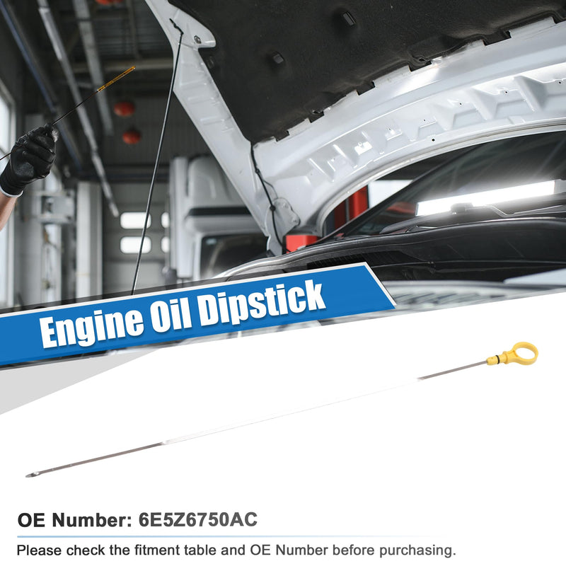 uxcell Engine Oil Level Indicator Dipstick for Ford Fusion 2010-2012 for Ford Escape 2010-2012 for Ford Fusion 2006-2007 No.6E5Z6750AC