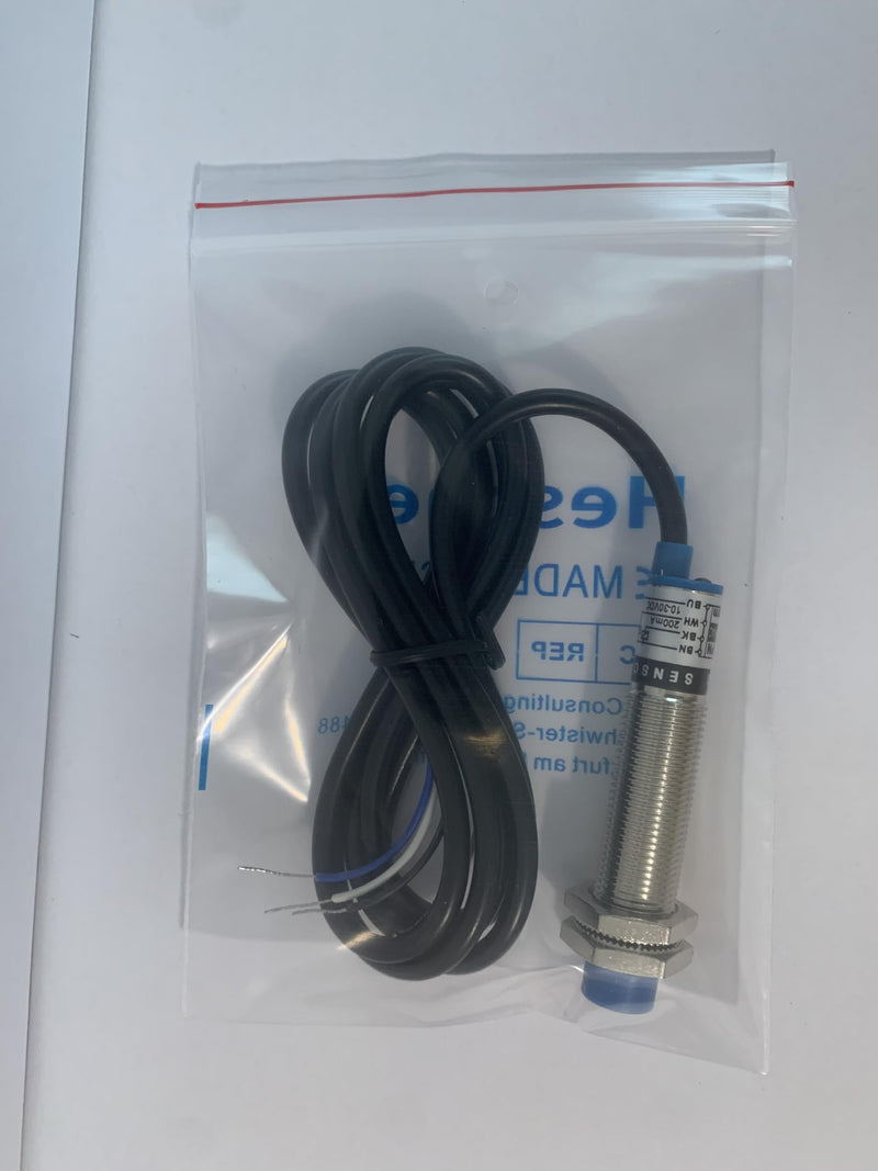 Heschen capacitive proximity switch LJC12A3-5-Z/AX detector 1-5mm 10-30VDC 200mA NPN normally closed (NC) 3-wire