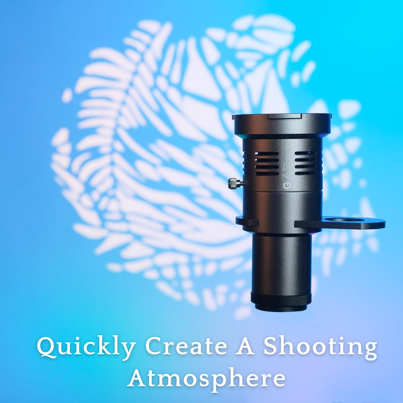 CX100 Mini Optical Snoot Gobos Accessories with ZY Mount Adapter, Spotlight Attachment Shape Light Compatible with ZHIYUN Molus X100,CX100,GodoxG ML100BI,ML100R Mini Mount for Z&G