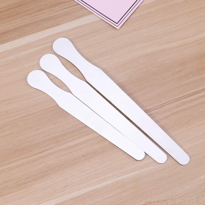 SuPVOX Metal Tongue Depressor Medical Reusable Tongue Depressor 14cm + 16cm + 18cm Pack of 3