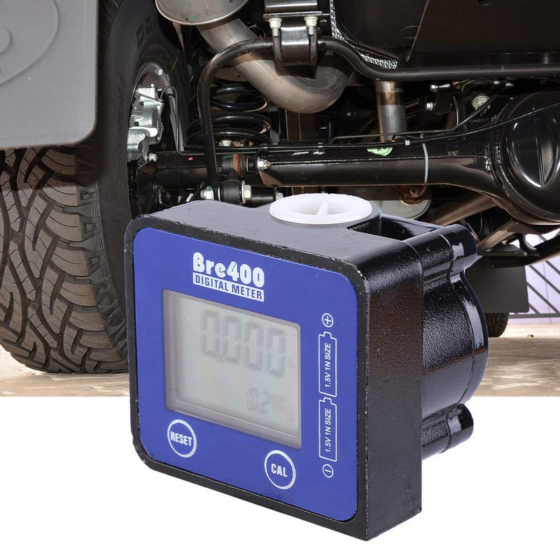 Fuel Oil Flowmeter, High Precision Digital Flow Meter, Diesel, Aluminum Alloy Pipeline Flow Gauge, 1/2 Inch LCD Display, Flow Meter, High Precision