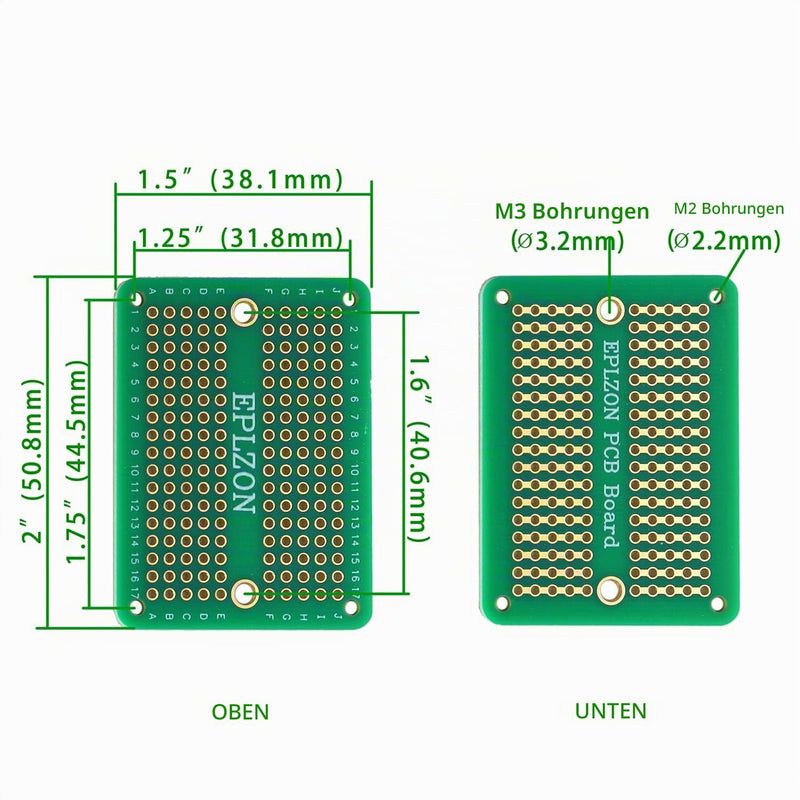 Prototype Board Solderable Breadboard Double-Sided PCB Circuit Board for Welding, DIY Electronic Items, Multicolored (Pack of 6) 6 Piece, Multicolored