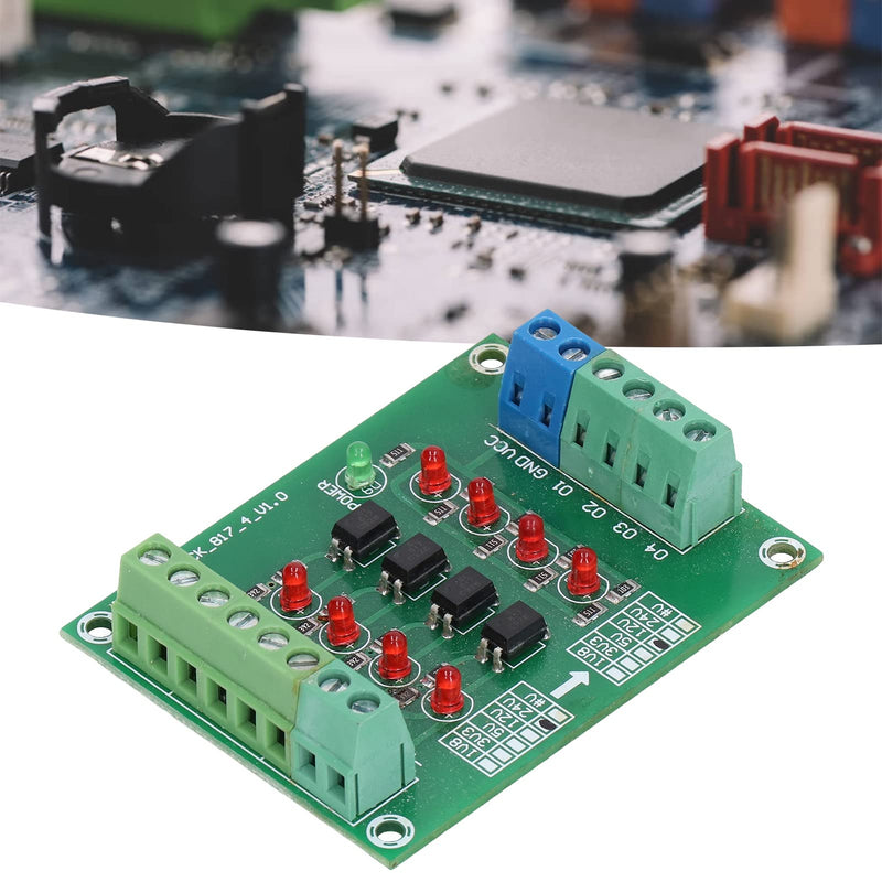 4 Channel Optocoupler Isolator Board PNP Signal Converter Module PNP NPN to PNP 24V to 5V