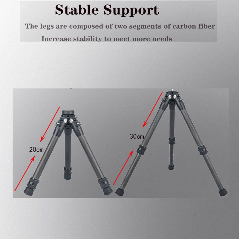 Universal Adjustable Carbon Fiber Mini Tripod for Gopro Go pro 12 11 9 8 5 4 3 2 insta360 Insta 360 X4 X3 X2 X ONE RS Accessories (Gold) Gold