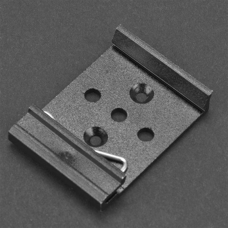35 mm Aluminium Rail Fixed Screw Clamp Fixing Device for Relay Mounting #5