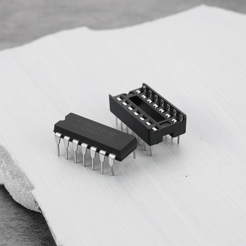5 Sets SN74AHCT125N Quad Bus Buffer Three State Outputs Chips with Sockets for Digital Circuits Buffering