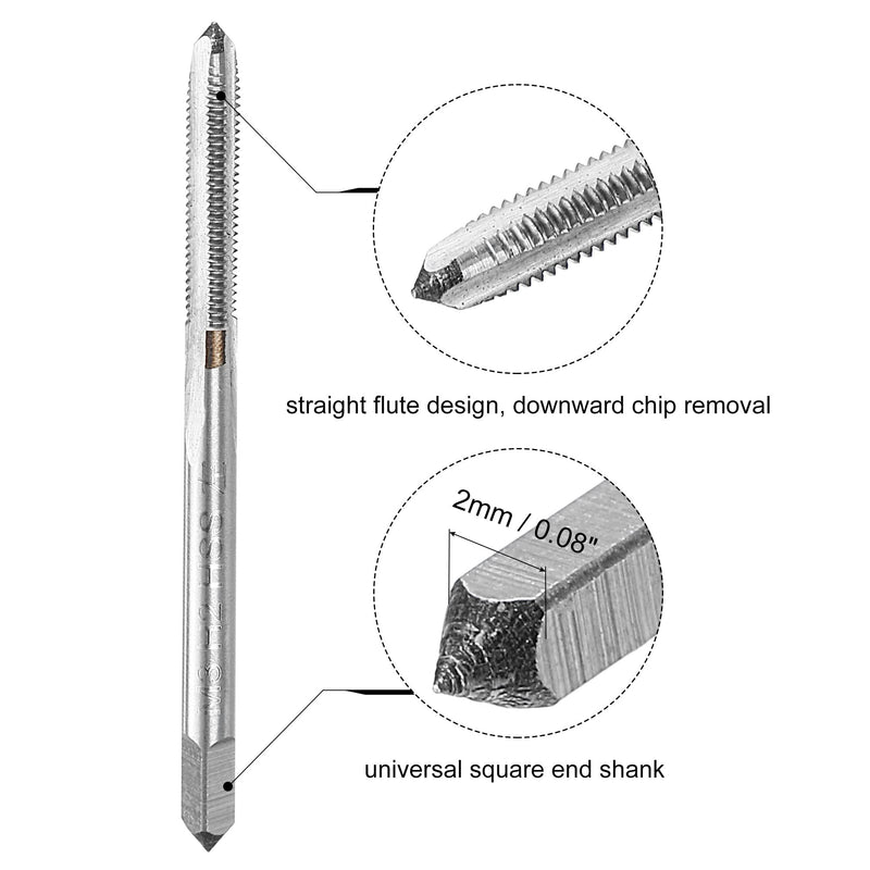 sourcing map tap and die and drill set M3 x 0.5 left-hand thread milling cutter and round die 2.5 mm cobalt high-speed steel twist drill