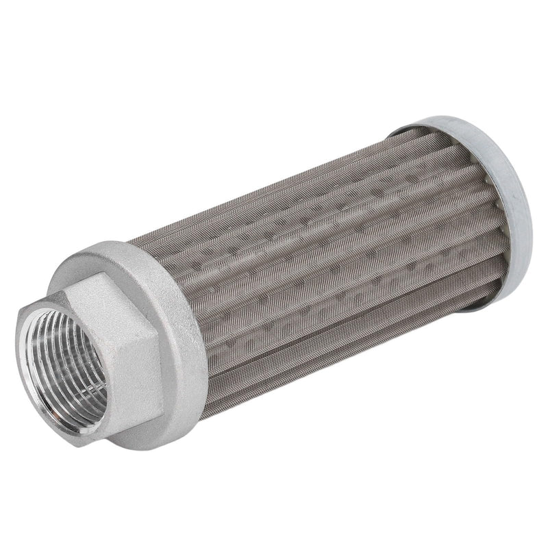 Hydraulic Suction Valve Strainer Filter Cartridge Metal Mesh Pipe Joint Fuel Suction Filter Element for Automobile Generators - Stainless Steel