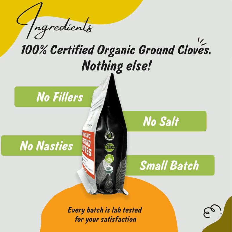 The Spice Way Cloves - ground ( 4 oz ) clove powder, for many savory dishes and even tea