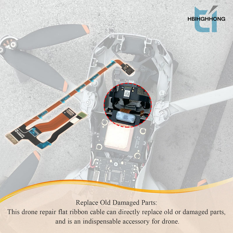 for DJI Mini 2 Ribbon Cable Replacement for DJI Mavic Mini/Mini SE/Mini 2 SE Gimbal Flex Flat Ribbon Cable Drone Accessories Part with Repair Tools(3 in 1 Cable