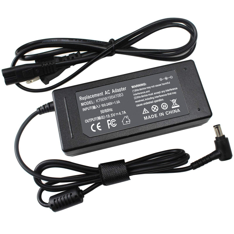 Laptop 19.5V Docking Station KDL-40R510C KDL-48R510C Charger for Sony LCD TV Bravia KDL48W600B KDL-40W650D KDL-40W KDL-40R KDL-42W KDL-48W KDL-48R KDL-55W KDL-32W KDL32R Adapter Power Supply Cord
