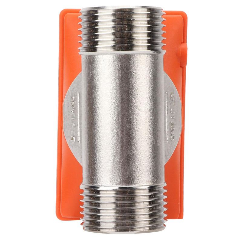 Digital Water Meter Stainless Steel Flow Sensor Acid Alkaline Resistant Water Meter Water Clock for Garden Hose Irrigation of Farmland