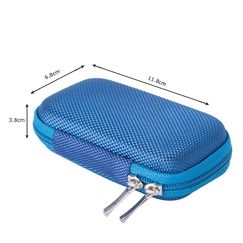 AGPTEK MP3 Player Case for 1.8inch MP3 Player, for DODOSOUL/for ZOOAOXO/for Hotechs./for MAJORITY/for Conrain/for Xidehuy/for AiMoonsa/for Xidehuy/for Dyzeryk/for JOLIKE, with Metal Carabiner Clip For 1.8'' MP3 Player Blue
