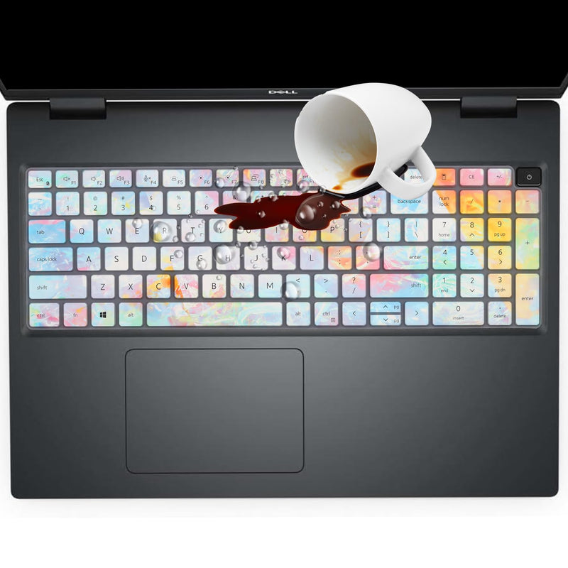 Keyboard Cover for Dell Latitude 5550 5540 5530 5531 5520 5521 3540 15.6" Laptop Keyboard Skin,Dell Precision 3560 3561 3570 3571 3580 3581 3590 3591 15.6" Laptop Keyboard Cover Protective Skin-Colors Colors