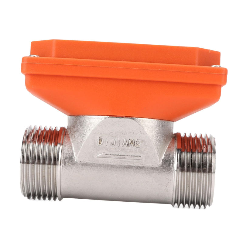 Digital Water Meter Stainless Steel Flow Sensor Acid Alkaline Resistant Water Meter Water Clock for Garden Hose Irrigation of Farmland