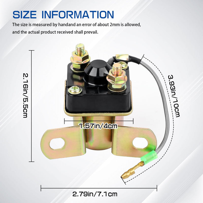 Starter Solenoid Relay for Polaris Sportsman 500 Trail Blazer 250 Magnum 325 425 500 Sportsman 600 2002-2003 Trail Boss 250 325 1985-2002 Xpress 300 400 Xplorer 400