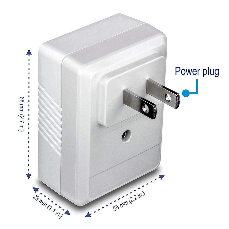 TRENDnet Powerline 500 AV Nano Adapter Kit, Includes 2 x TPL-406E Adapters, Cross Compatible with Powerline 600-500-200, Windows 10, 8.1, 8, 7, Vista, XP, Plug & Play Install, White, TPL-406E2K