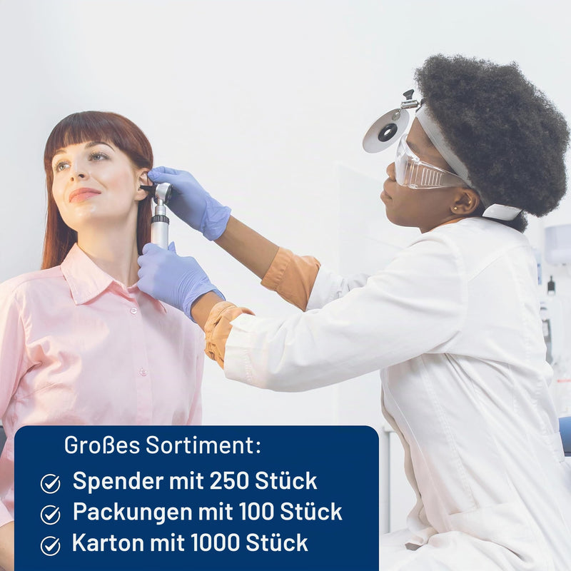 GIMA Disposable Mini Ear Speculum 4 mm - Black - fully compatible with mini series from HEINE, KAWE, RIESTER, GIMA and other brands - pack of 250 pcs 250 pieces Ø 4 mm