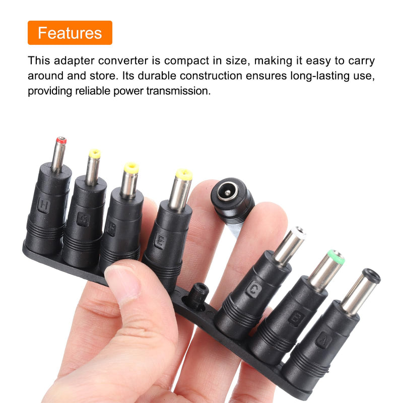 uxcell DC Power Connector Adapter, 5 Pack 5.5x2.1mm Female Jack to 5.5x2.5mm Male Plug Universal Barrel Connector for Laptop Router