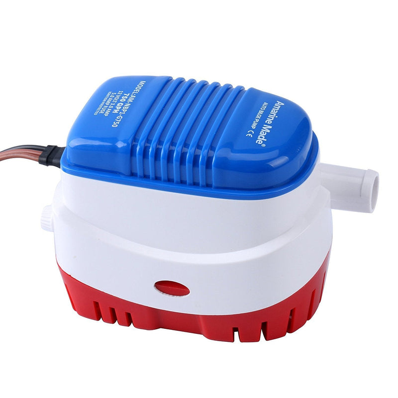 Amarine Made Automatic Submersible Boat Bilge Water Pump 12v 750gph Auto with Float Switch (750gph Auto pump)
