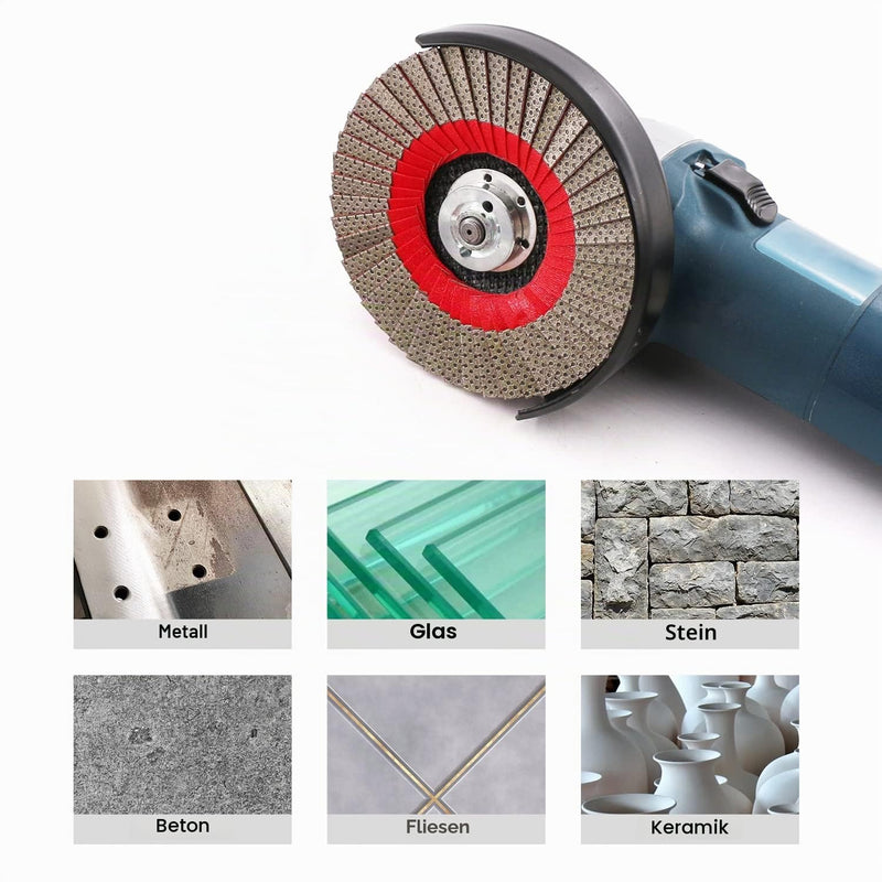 5 Inch 1 Piece 120 Grit Sanding Discs Flap Sanding Sanding Disc for Angle Grinder Diamond Sanding Pad 120 grit, 1 piece