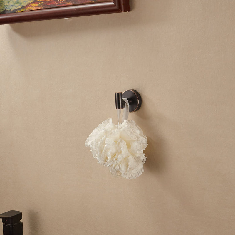 Bronze Toilet Paper Holder Towel Holder Towel Hooks,Oil Rubbed Toilet Paper Roll Holder Towel Ring Bathroom Hardware Set,Wall Mounted Rustic Farmhouse Rustproof Stainless Steel Bath Accessories 4PC Oil Rubbed Bronze 4pc
