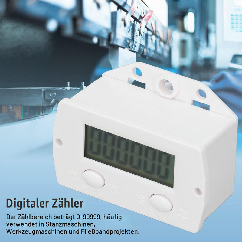 Digital Counter Mini 6 Digit Electronic Component Other Sensors Electronic Counter with Magnetic Induction Counter Switch for Punching Machines Machine Tools