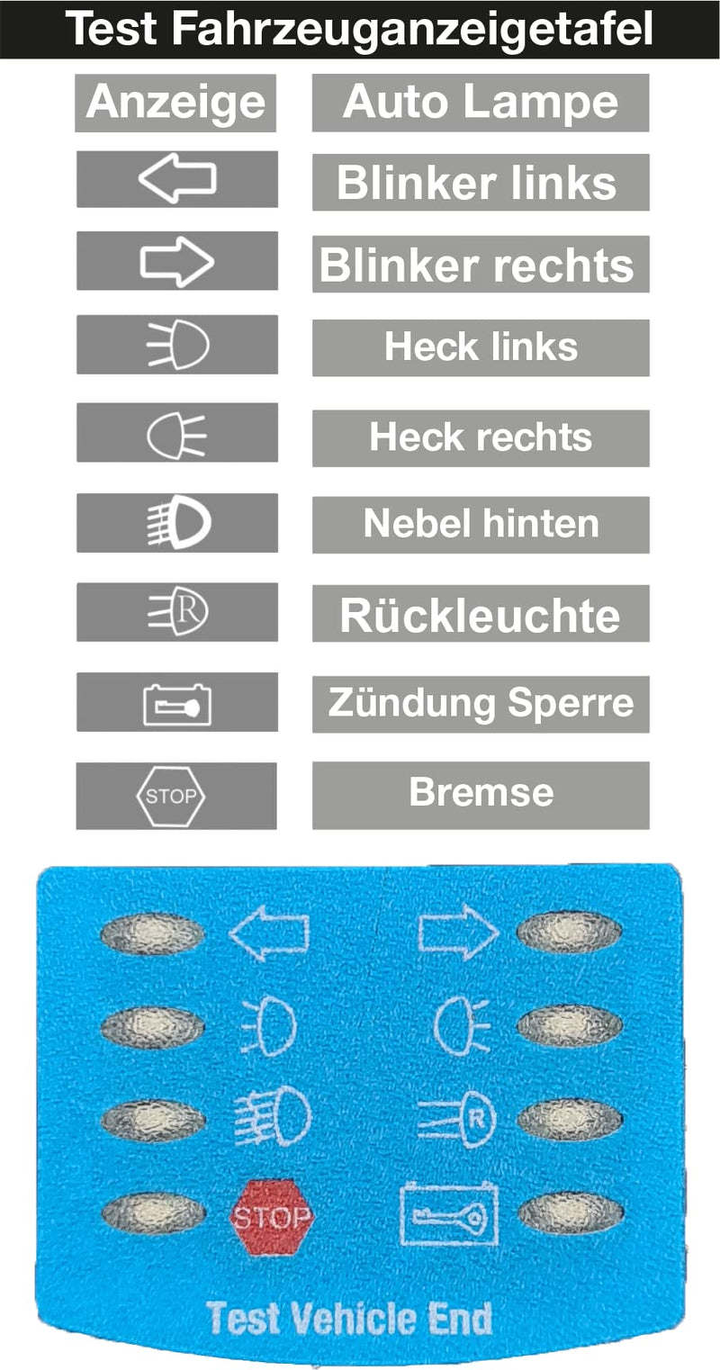 Berger & Schröter 20021 LED Trailer Tester, Car & Trailer Tester