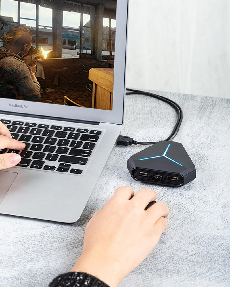 S24 Pro USB Hubs Audio Adapter External Stereo Sound Card with 3.5mm Headphone and Microphone Jack for Windows, Mac, Linux, PC, Laptops, Desktops, PS4 Computer External USB Black - External sound card
