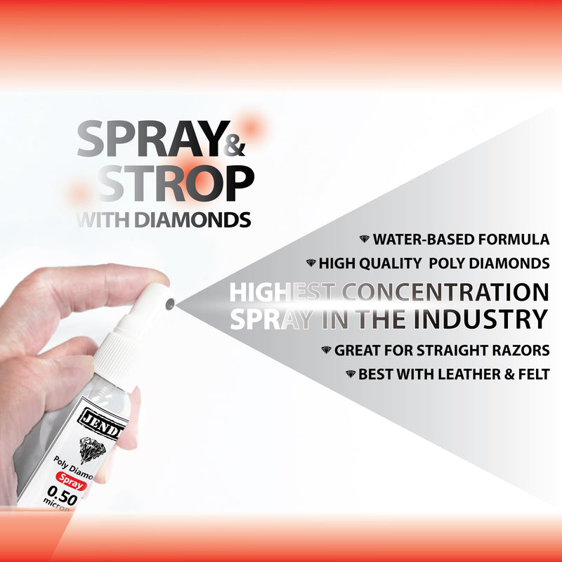 Jende 0.5 Micron Poly Diamond Spray 50ml - Jende Liquid Diamond Sprays