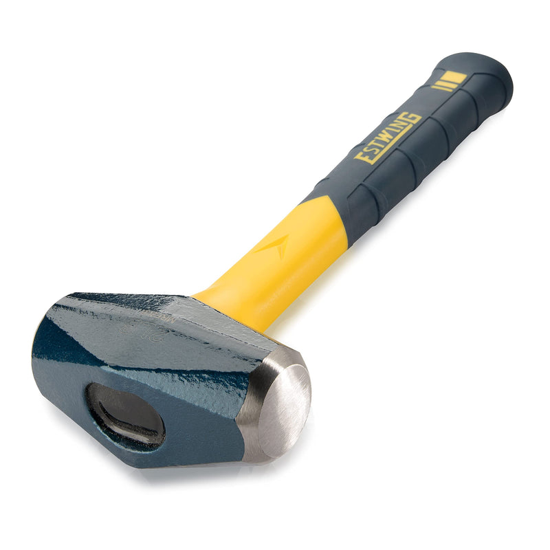 Estwing E-5 5 Lb Sure Split Wedge and ESTWING Sure Strike Drilling/Crack Hammer - Splitting and Striking Tools