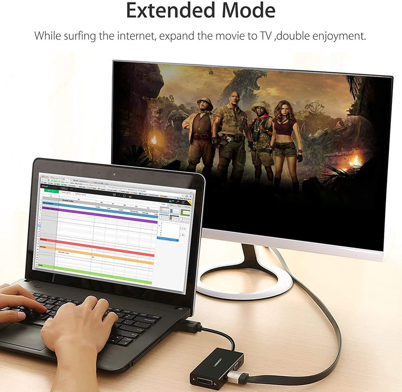 Display Port to VGA, Multi-Pack Gold-Plated DisplayPort to VGA Converter Adapter (Male to Female) for Computer, Desktop, Laptop, PC, Monitor, Projector, HDTV, HP, Lenovo, Dell, ASUS and More (6-Pack) 6-pack