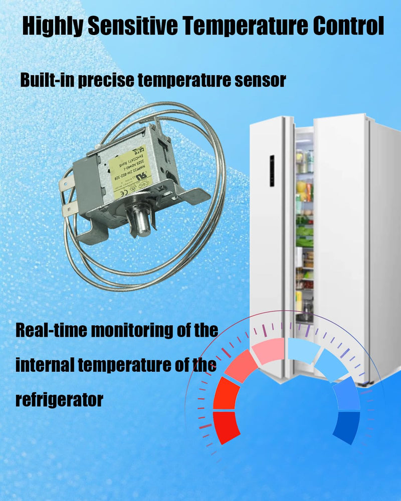 5304522330 Refrigerator Temperature Control Thermostat Fit for Frigidaire and White-Westinghouse Refrigerator, Replace 4961212 PD00064283 AP6976293 PS12731508 EAP12731508