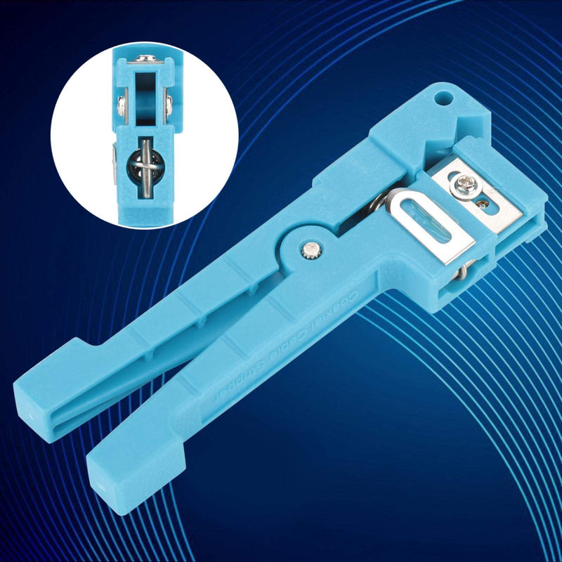 Fibre Optic Sheath Stripper Cable Cutter Crimper 45-163 45-162 for Fibre Optic Buffer Tubes Coaxial Cable Stripping Tool (45-163)